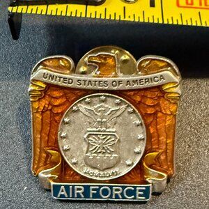 Vintage American Legion United States of America Air Force Collectible Lapel Pin